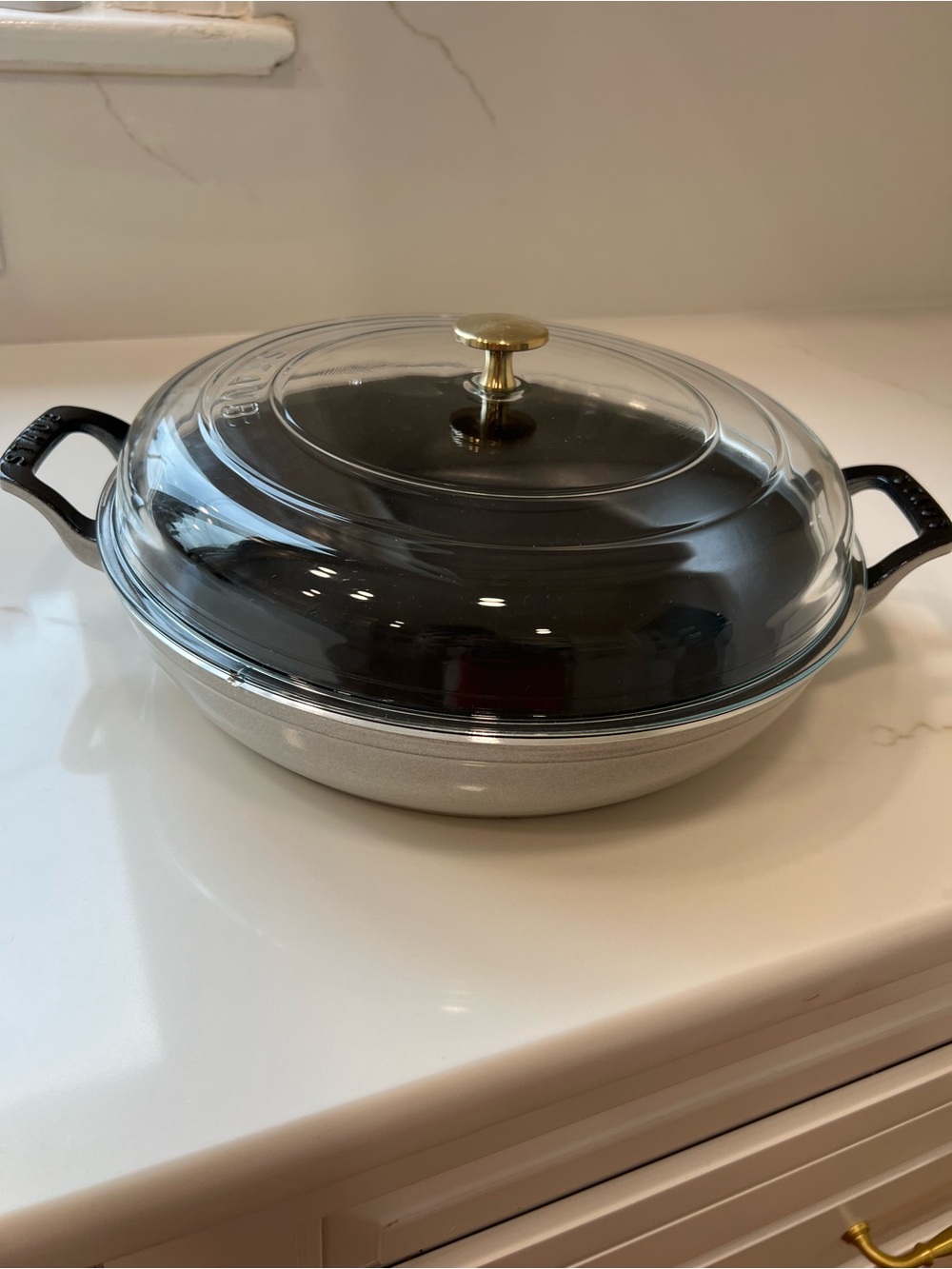 Staub Enameled Cast Iron Everything Braiser, 3.5-Qt